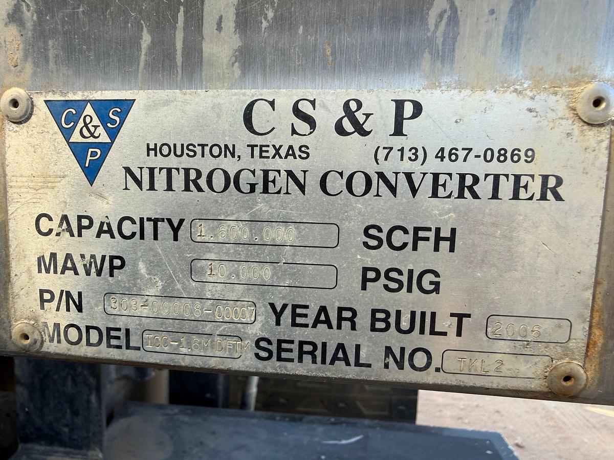 Used 2005 LORNE’S 3-AXLE CS&P QUINTAPLEX NITROGEN PUMP TRAILER