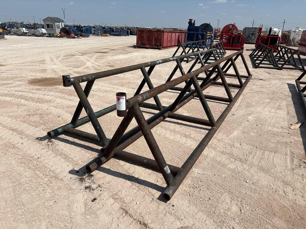 Used (2x$) 25’ x 36” triangle pipe racks