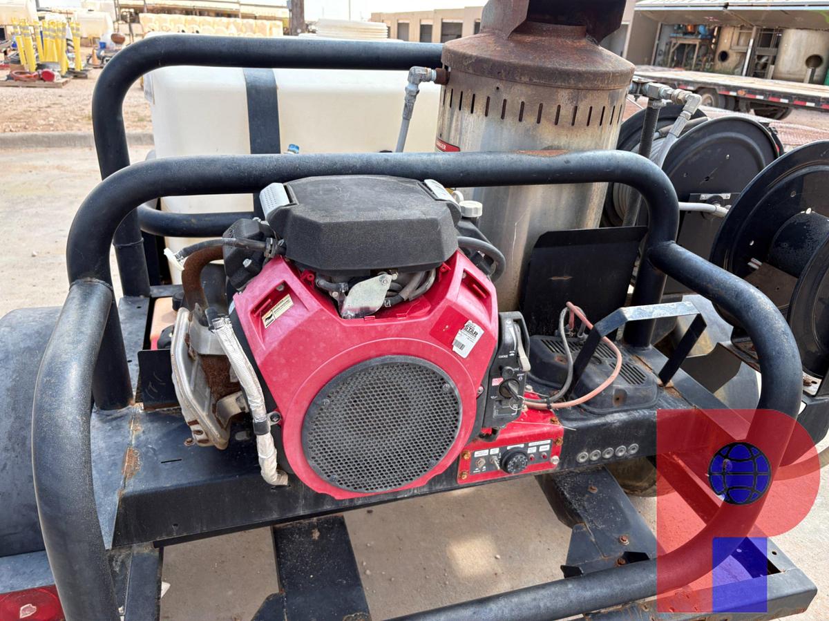 Used 2021 NORTHERN TOOL 7’ X 4.5’ S/A BUMPER PULL PRESSURE WASHER TRAILER