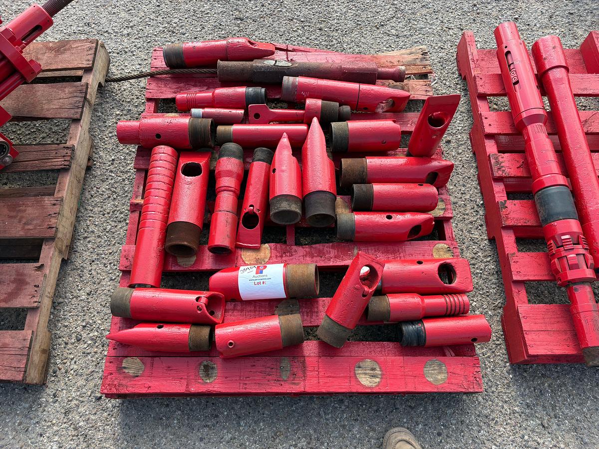 Used Pallet of (20) assorted size sand pump bottoms