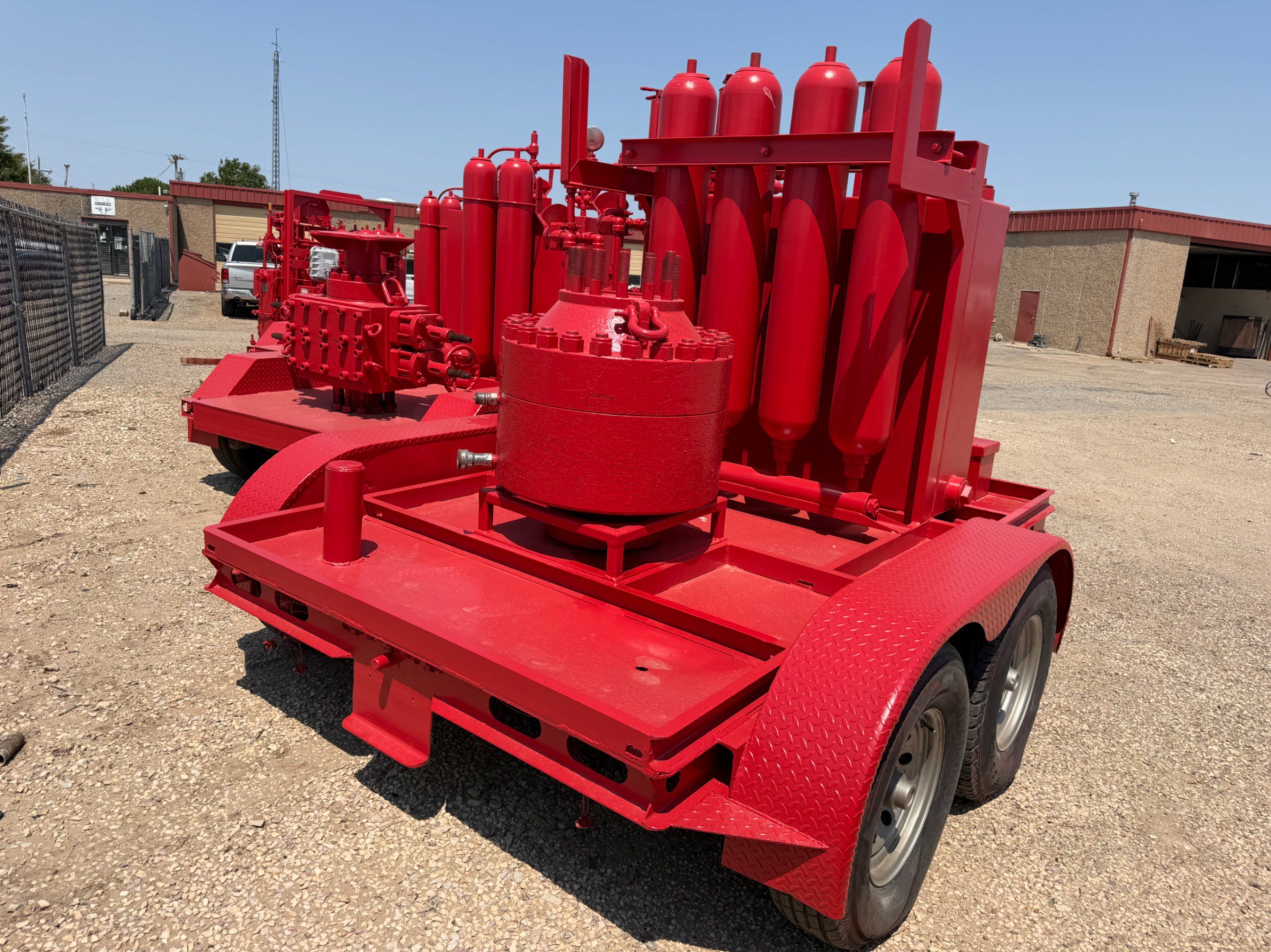 Used 3 Station 4 Bottle Closing Unit Trailer w/ Annular BOP