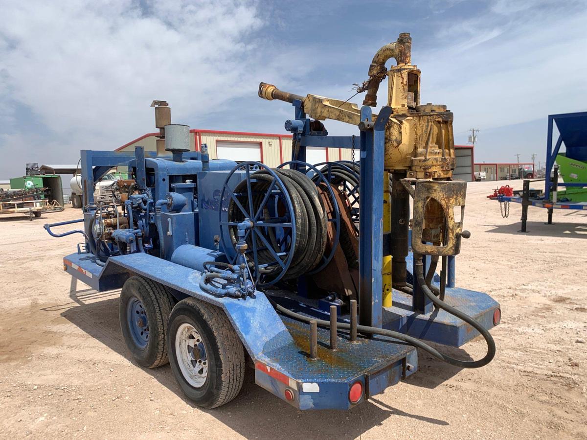 Used BOWEN 2.5 85ton HYDRAULIC POWER SWIVEL GOOSENECK TRAILER