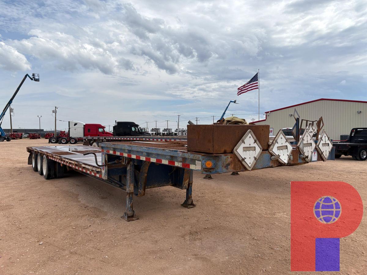 Used 1989 GREAT DANE 45’ X 8’ 3-AXLE STEP DECK TRAILER