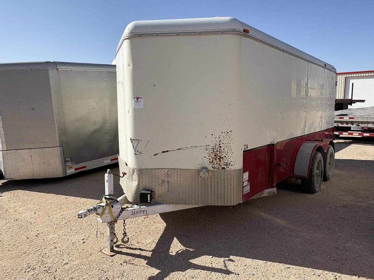 Used 2008 CM TRAILERS 16’ X 7’ T/A BUMPER PULL ENCLOSED TRAILER