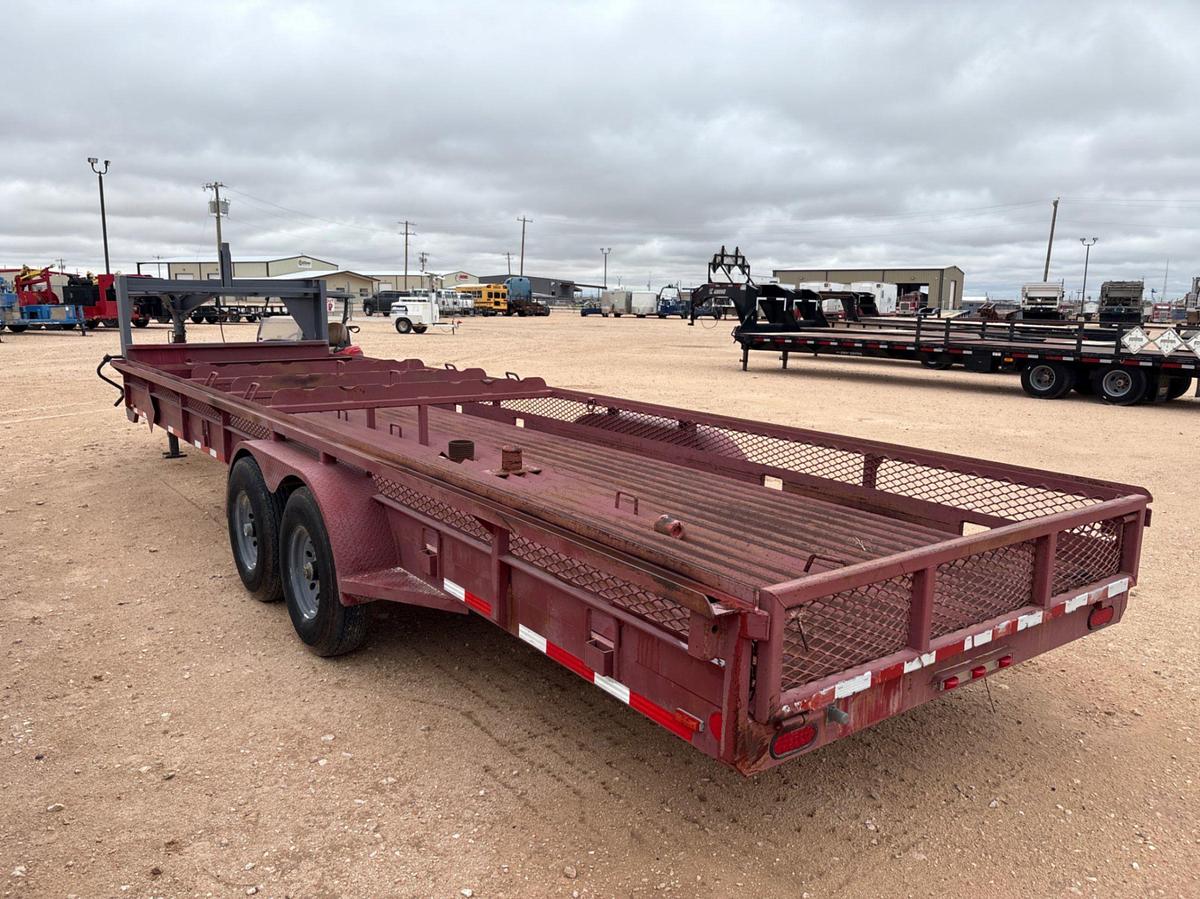 Used SHOPBUILT 28’ x 7.5’ t/a gooseneck tool transport trailer