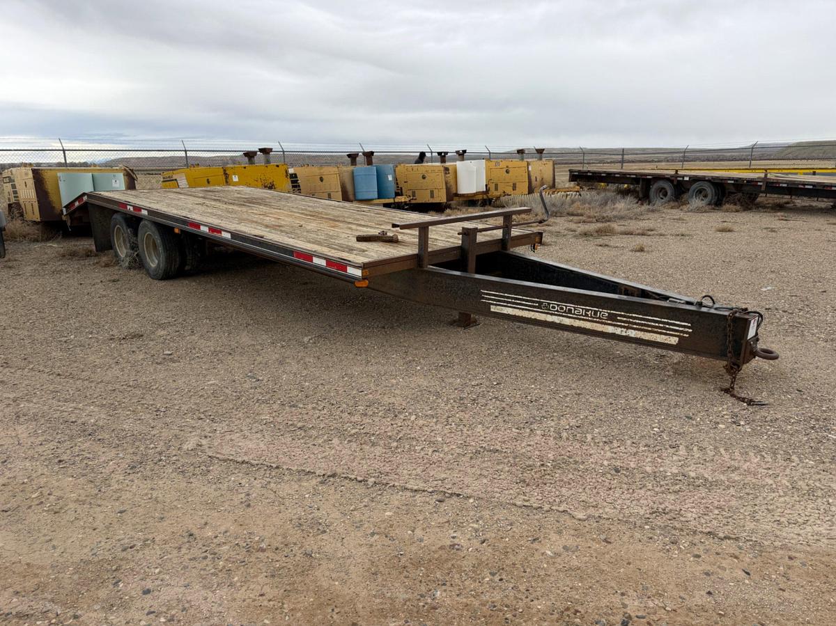 Used 1999 Donahue 24’ Flatbed Pintle Hitch Trailer
