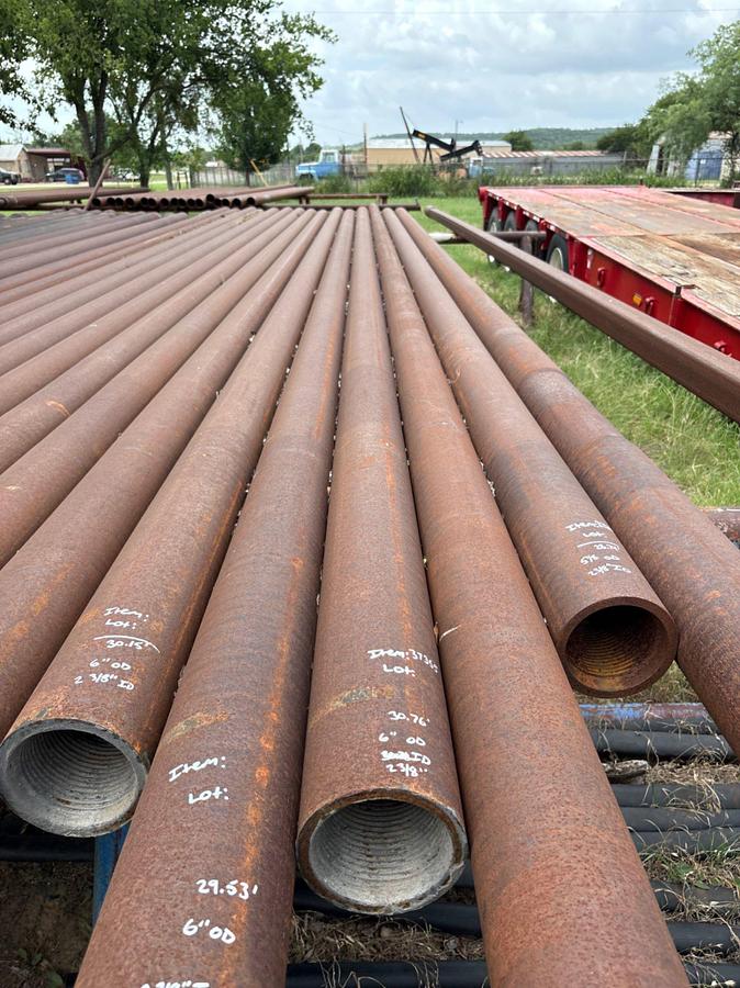 Used 6”OD x 2-3/8”ID x 30.76’L 4-1/2XH SLICK DRILL COLLAR