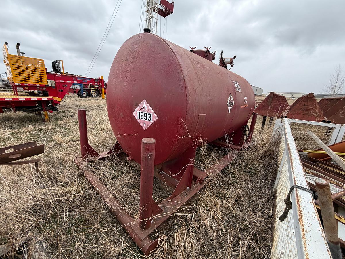 Used 2,100 GALLON SKIDDED DIESEL FUEL TANK