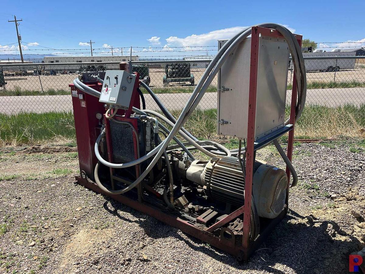 Used ICI ARTIFICIAL LIFT SYSTEM ELEC. HYDRAULIC POWER UNIT W/ ROD LIFT CYLINDER