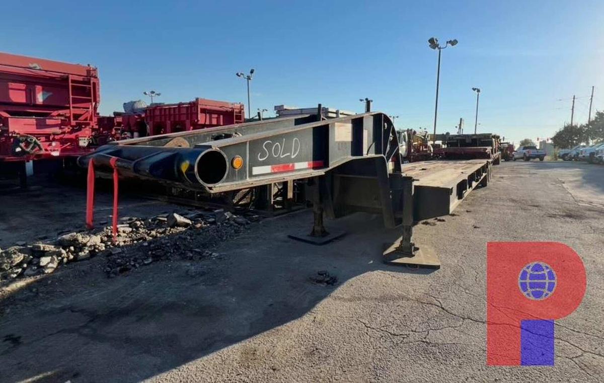 Used 2013 60 Ton 3 axle Oilfield Lowboy Trailer