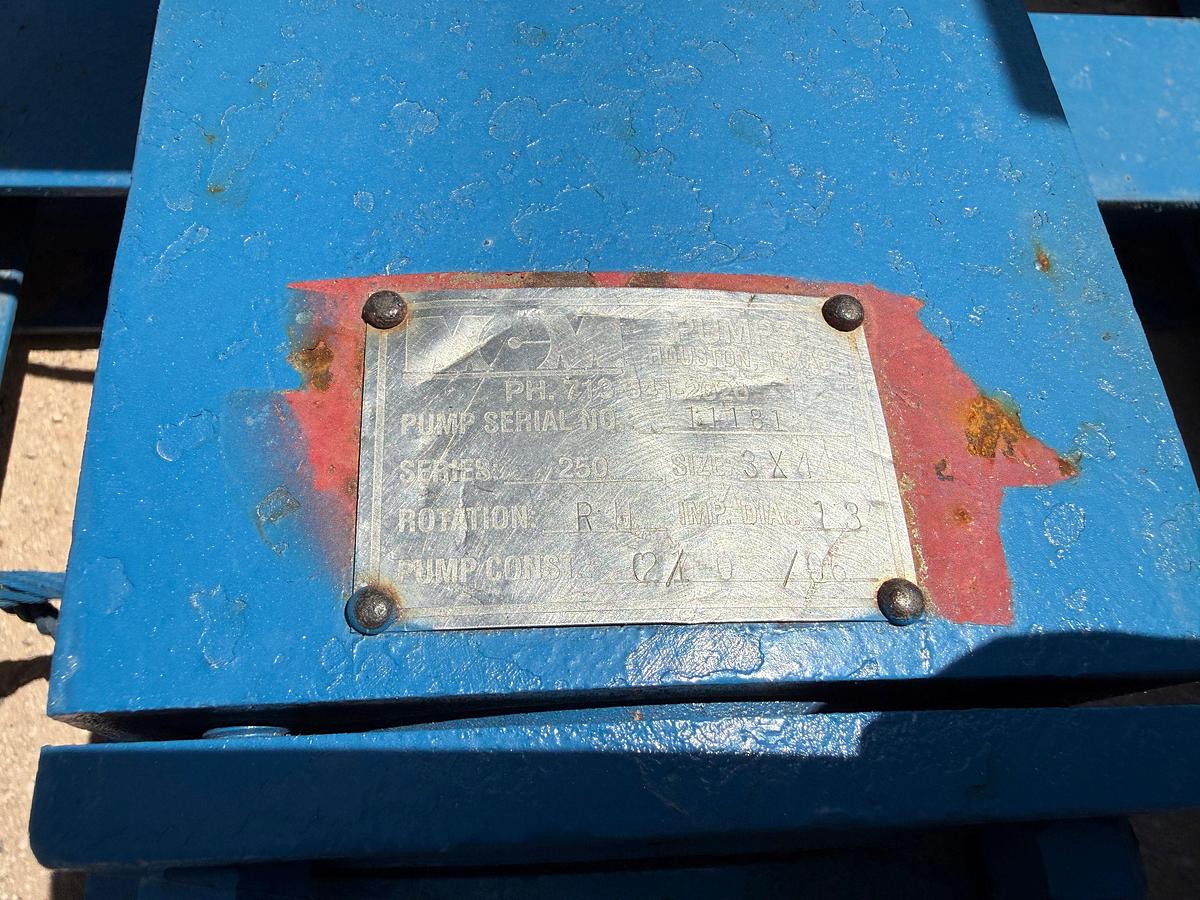 Used SMC T-165-5 5K WP TRIPLEX WELL SERVICE PUMP P/B CUMMINS 6-CYL TURBO DIESEL ENGINE SKIDDED