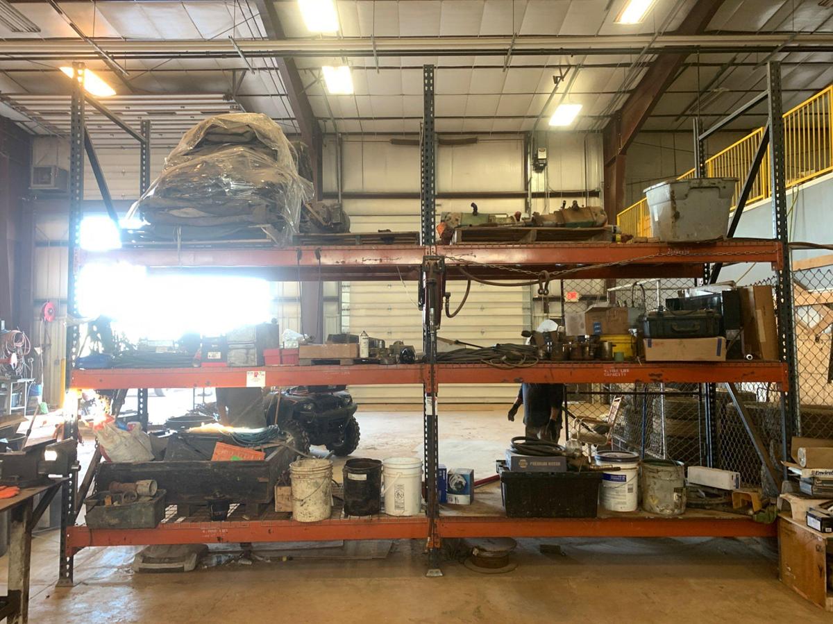 Used 6 Row Pallet Rack 11’x 16’