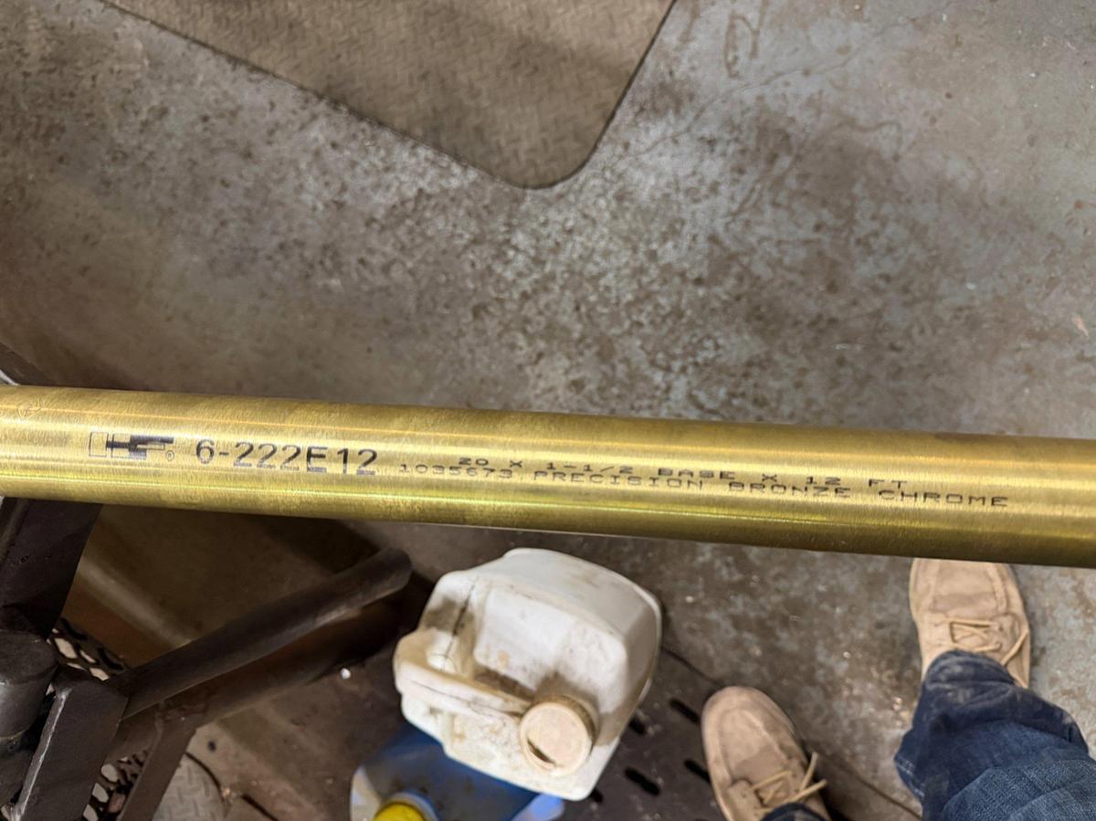 Used 1-1/2 HF 6-222E12 bronze chrome DH pump barrel