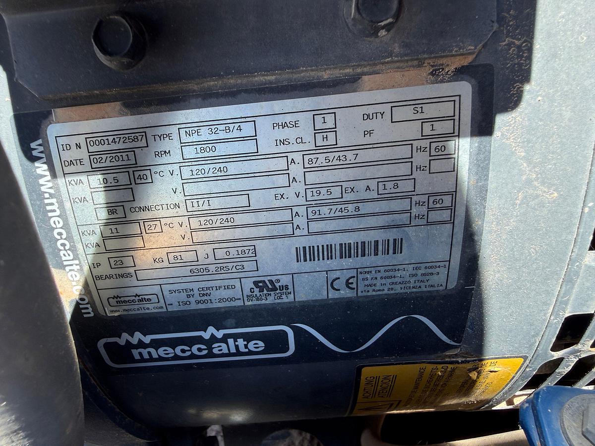 Used SELF CONTAINED 20K WP GREASE INJECTION UNIT COMBO P/B 8.4-KW ISUZU DIESEL GENERATOR