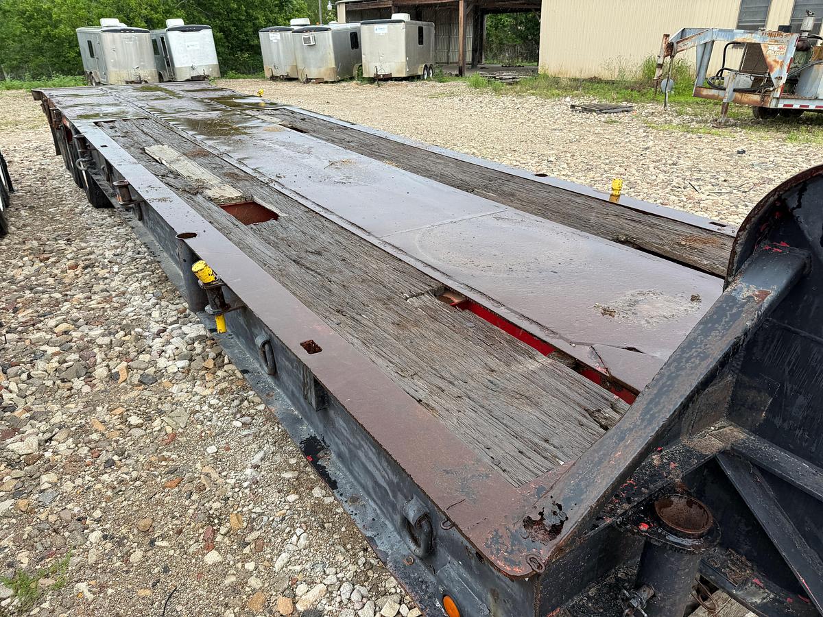 Used 1981 LUFKIN  34' X 96" 3-AXLE NARROW NECK LOWBOY TRAILER