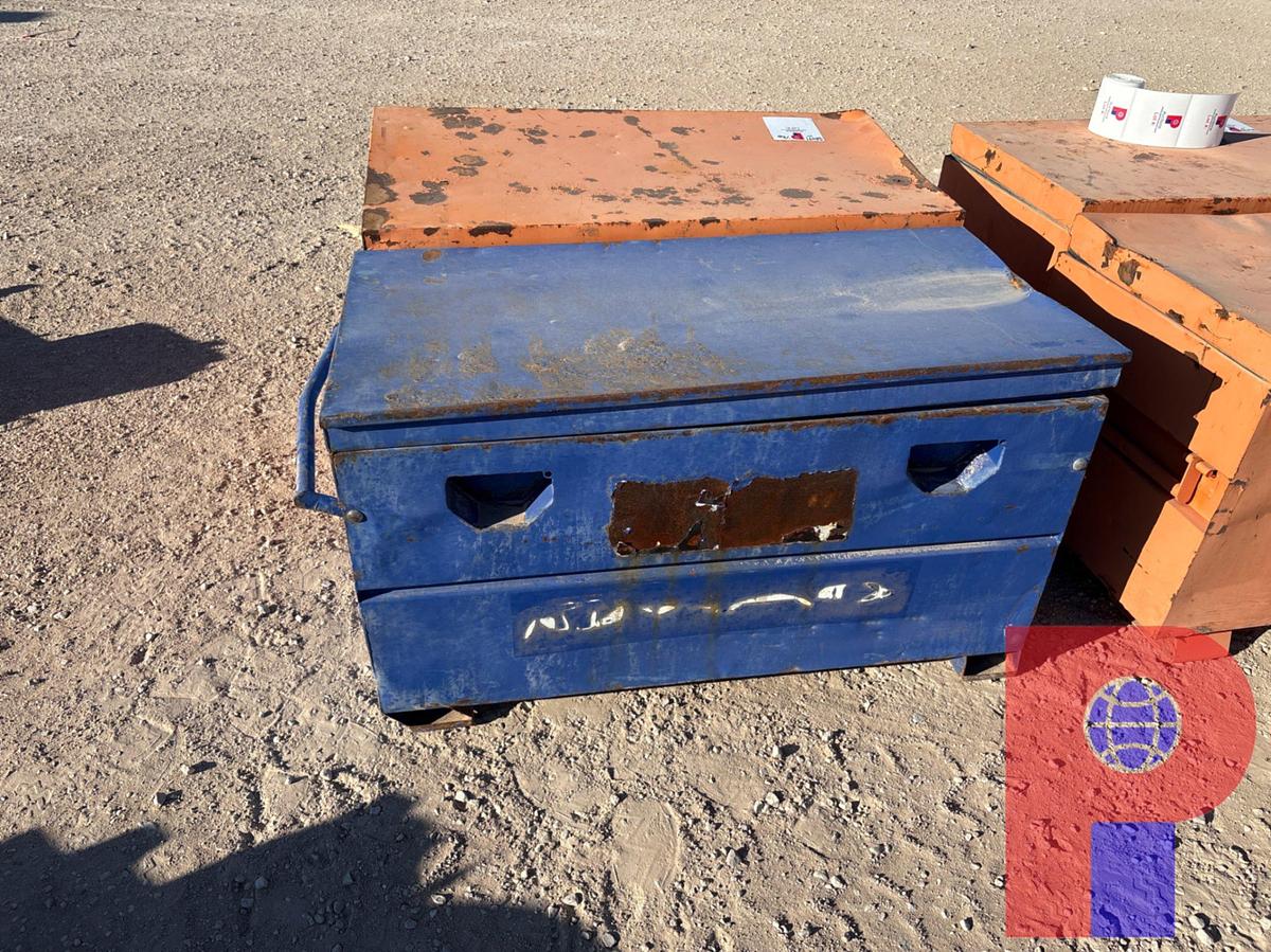 Used (2) 4’ X 2’ X 2’ JOB BOX TOOLBOXES
