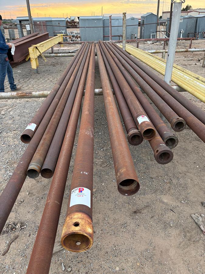 Used (62 x $) 62’ (2jts) of 5-5/8”OD wash pipe