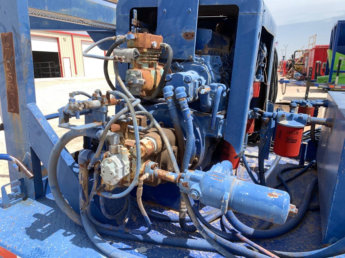 Used BOWEN 2.5 85ton HYDRAULIC POWER SWIVEL GOOSENECK TRAILER