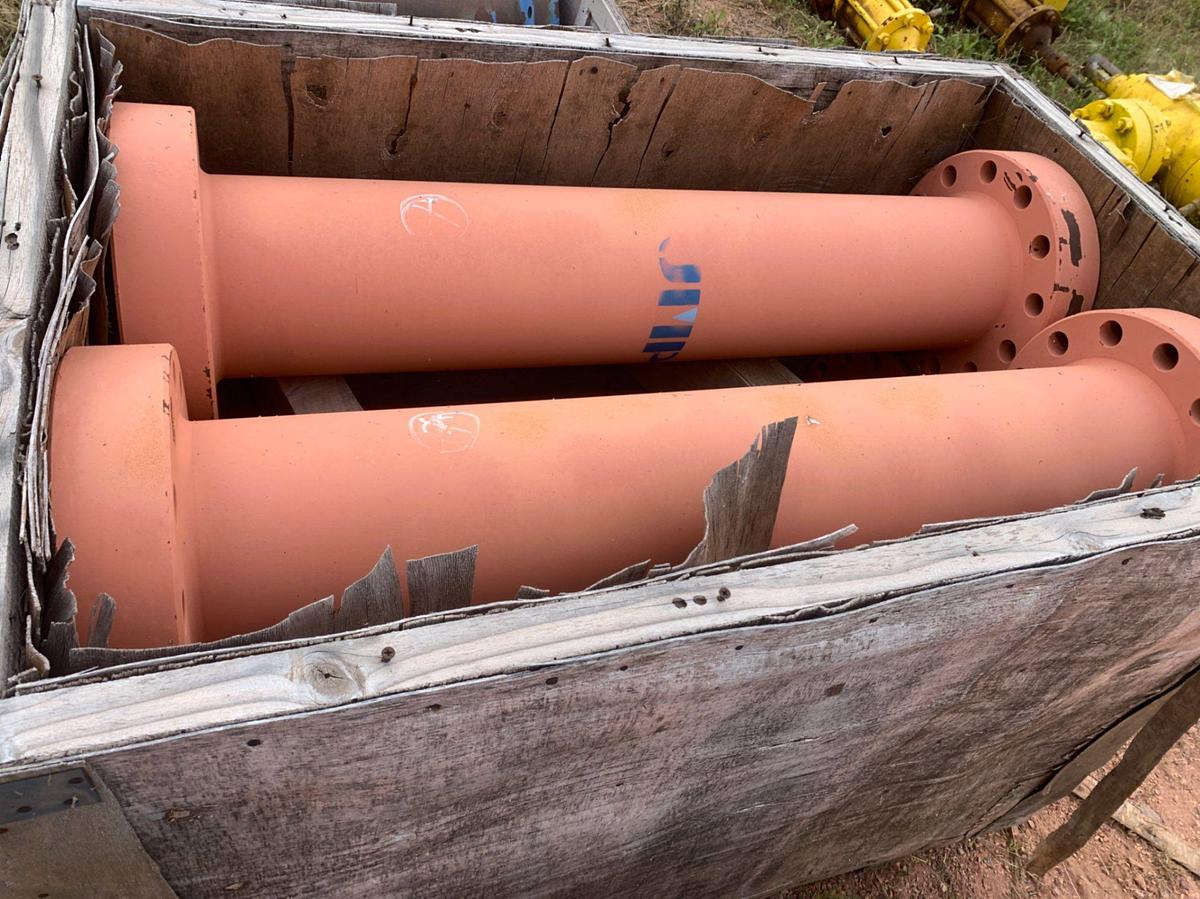 Used (4) Totes of 4-1/16 10k Spacer Spools