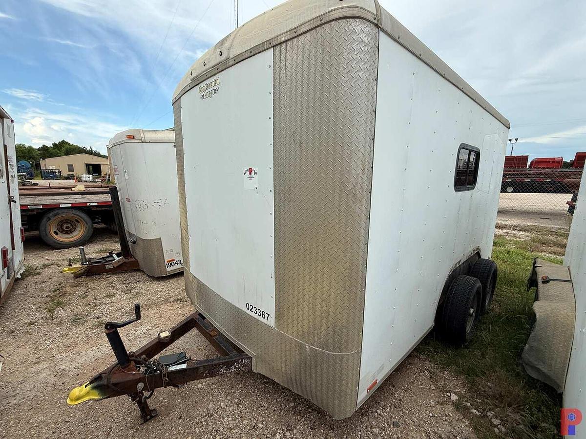 Used 2015 FOREST RIVER 12’ T/A BUMPER PULL CREW / DOGHOUSE TRAILER