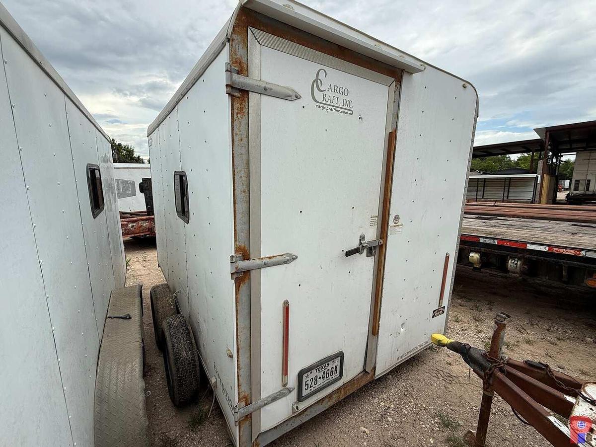 Used 2018 CARGO CRAFT 12’ T/A BUMPER PULL CREW / DOGHOUSE TRAILER