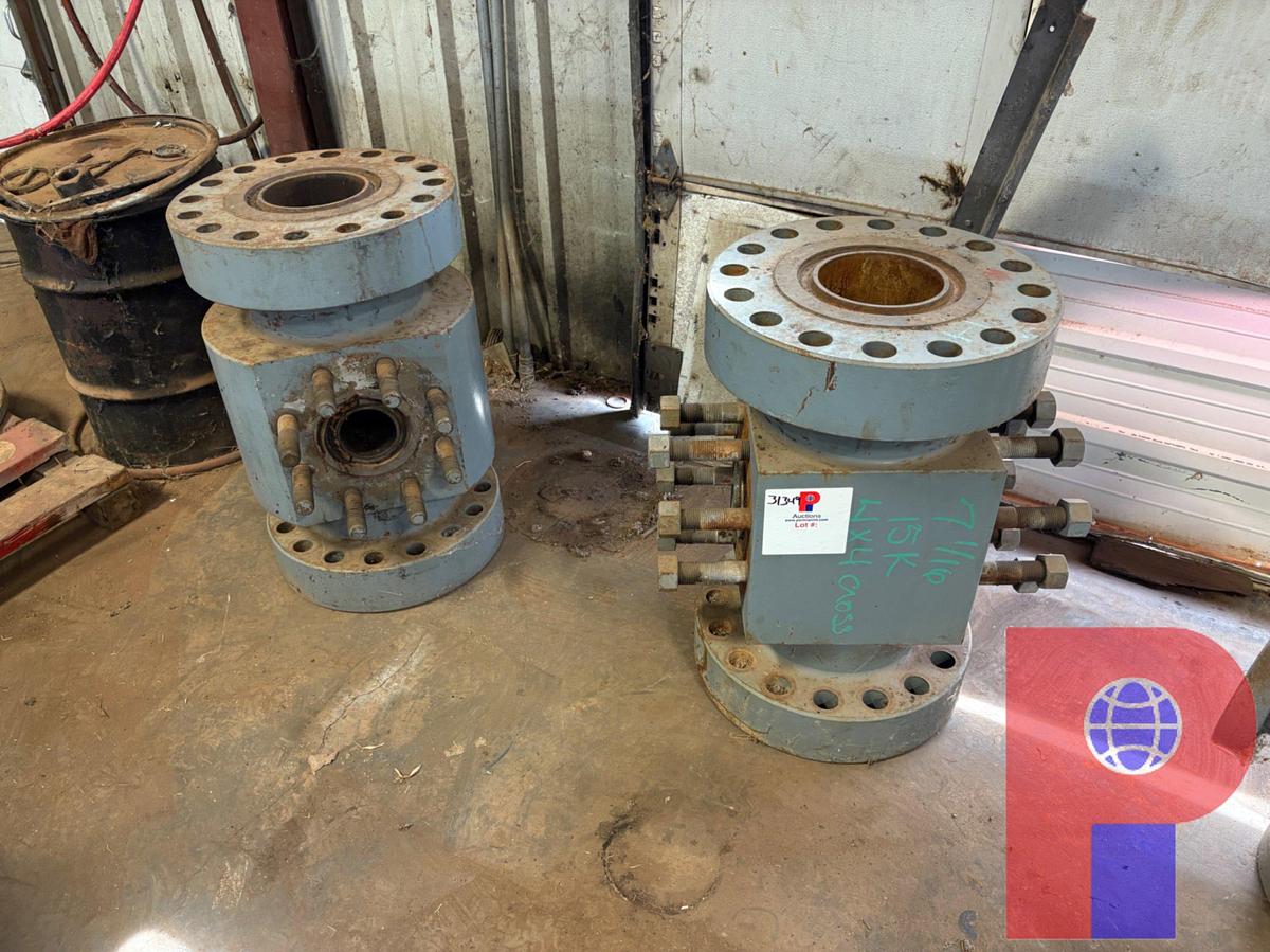 Used (4X$) 7-1/16” X 4-1/16” 15K FLUID CROSSES