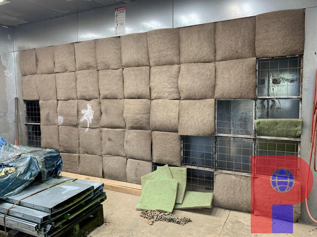 Used 19’ L X 14’ W X 10’ 2013 GLOBAL FINISHING SOLUTION INDUSTRIAL PAINT BOOTH