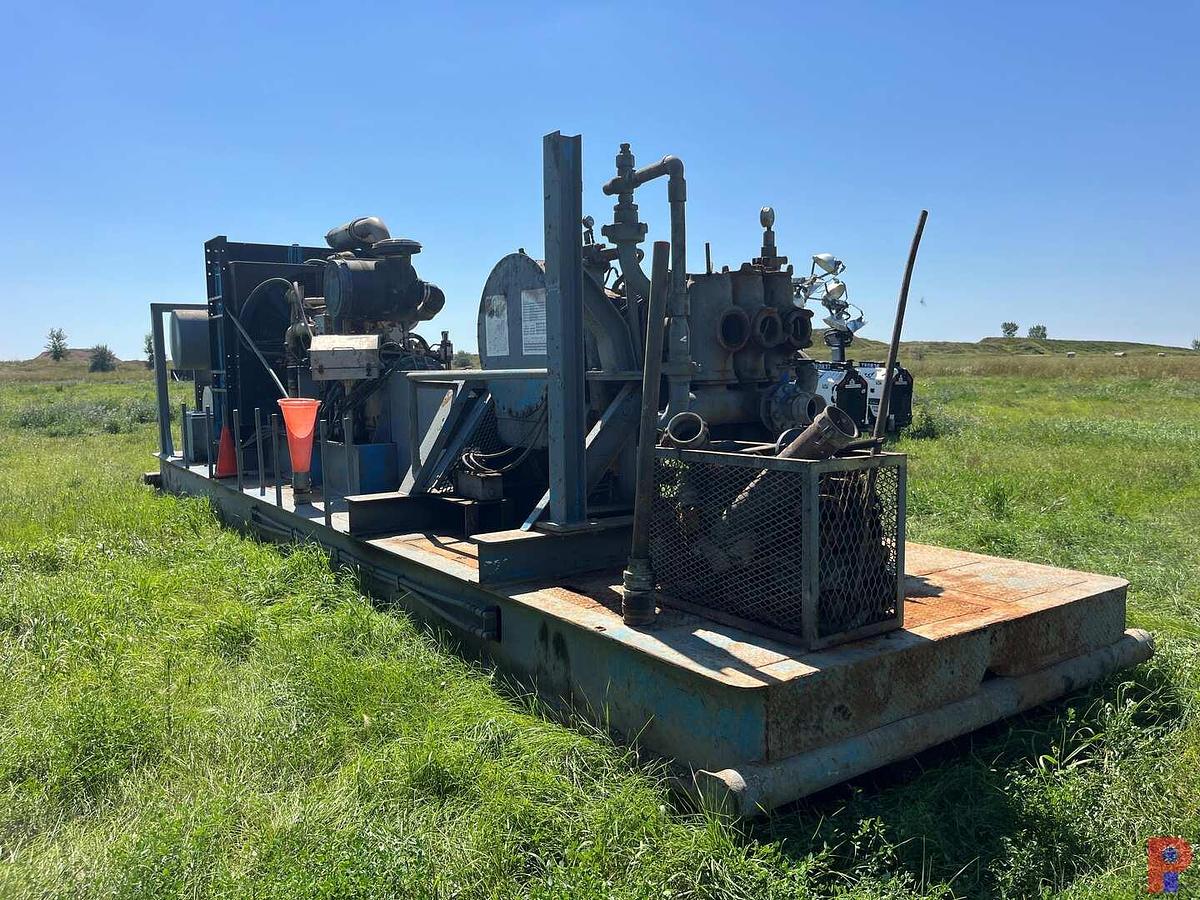 Used AXON HD-500 TRIPLEX WELL SERVICE PUMP P/B CUMMINS QSX15 ALLISON 5860 TRANS.