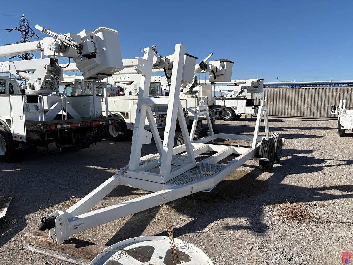 Used SHOPBUILT 16’ X 6’ T/A BUMPER PULL REEL TRAILER (UNFINSHED)