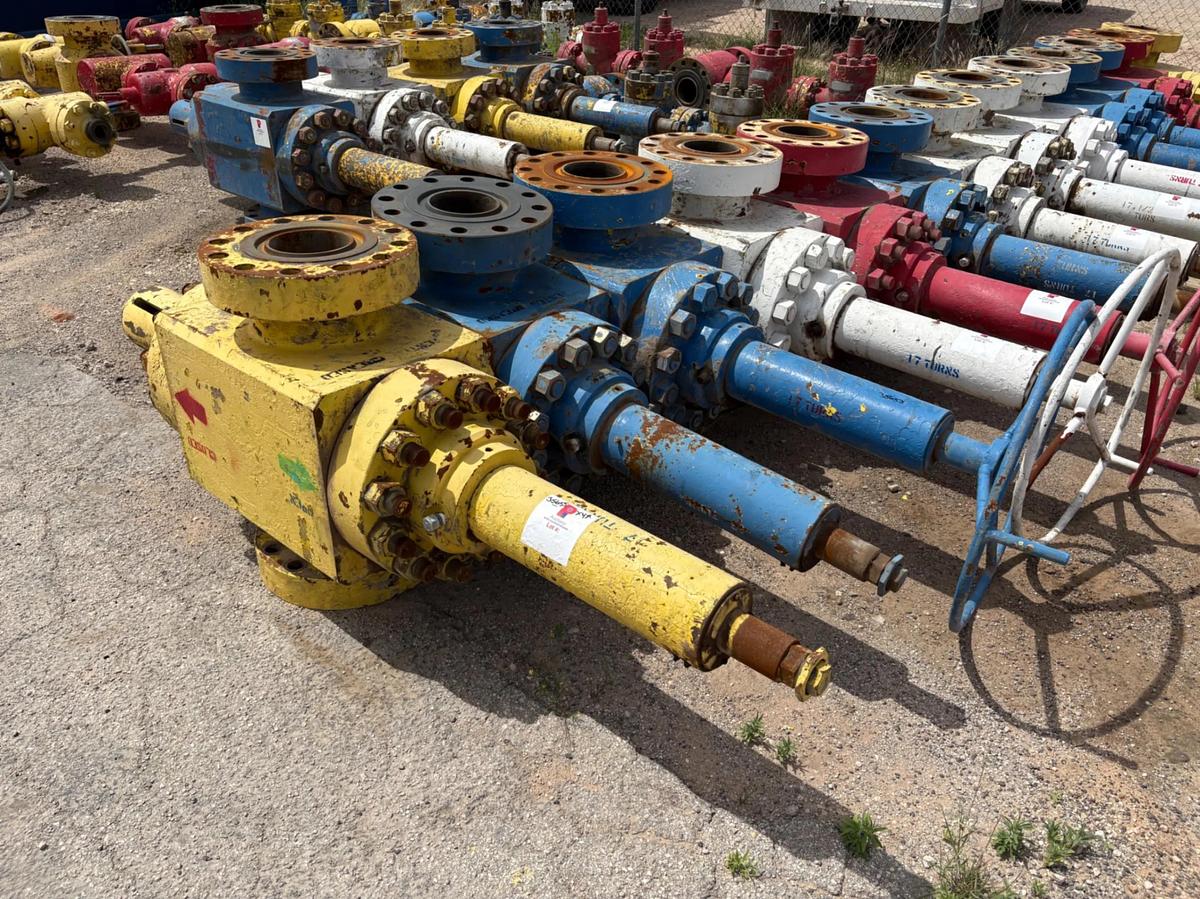 Used (4x$) (4) 7-1/16” 10k frac valves