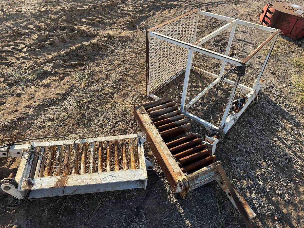 Used (2) ROD BASKETS W/ ROD RACKS F/ WORKOVER RIG
