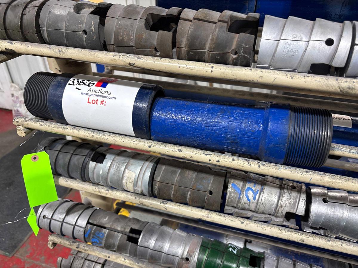 Used (2x$) 3-3/4”od overshot top subs