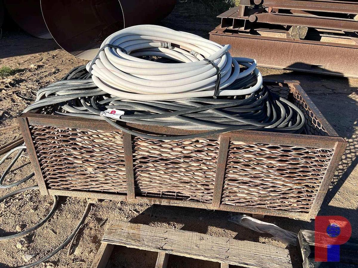 Used 2 BASKETS OF VARIOUS LENGTH & PRESSURE HOSE