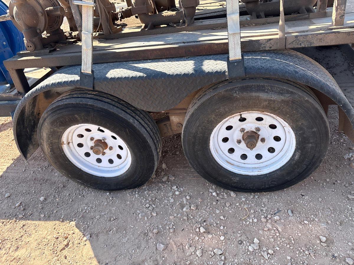 Used 2014 VALLEY 10.5’ X 4.5’ T/A BUMPER PULL GREASE PUMP TRAILER