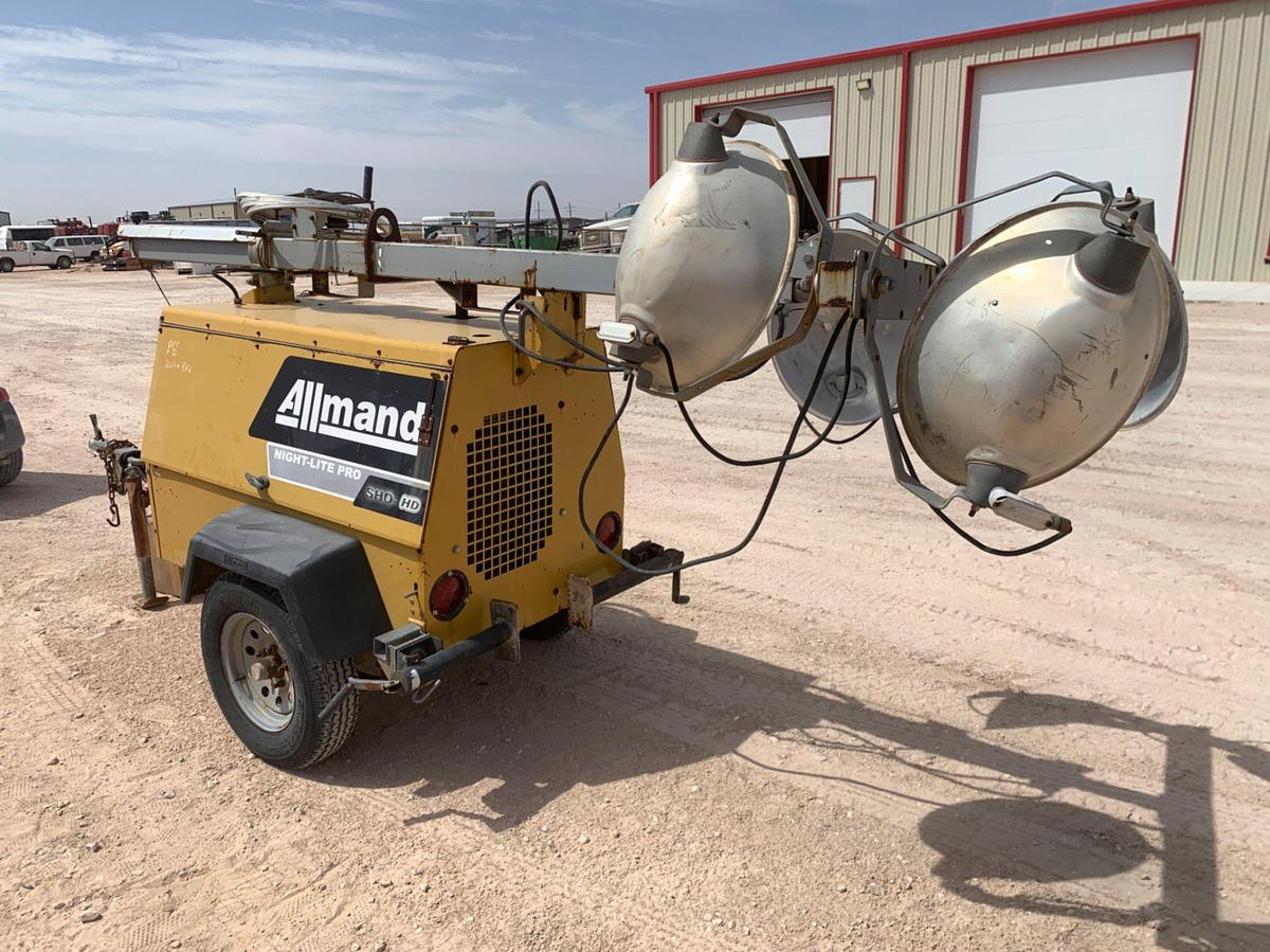 Used Allmand Night-Lite Pro Bumper Pull Light Tower