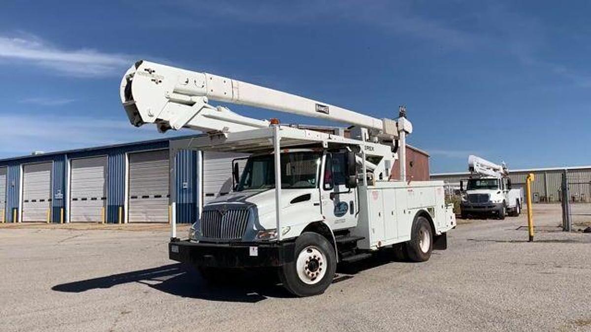 Used 2012 INTERNATIONAL DURASTAR 4300 HI-RANGER 5TC-55 BUCKET TRUCK