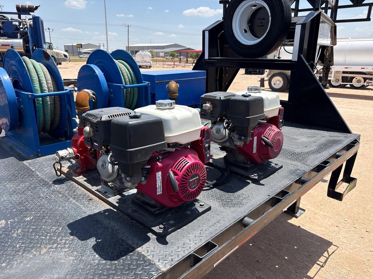 Used 2022 LOAD TRAIL 30’ X 102” T/A GOOSENECK CHEMICAL PUMP TRAILER