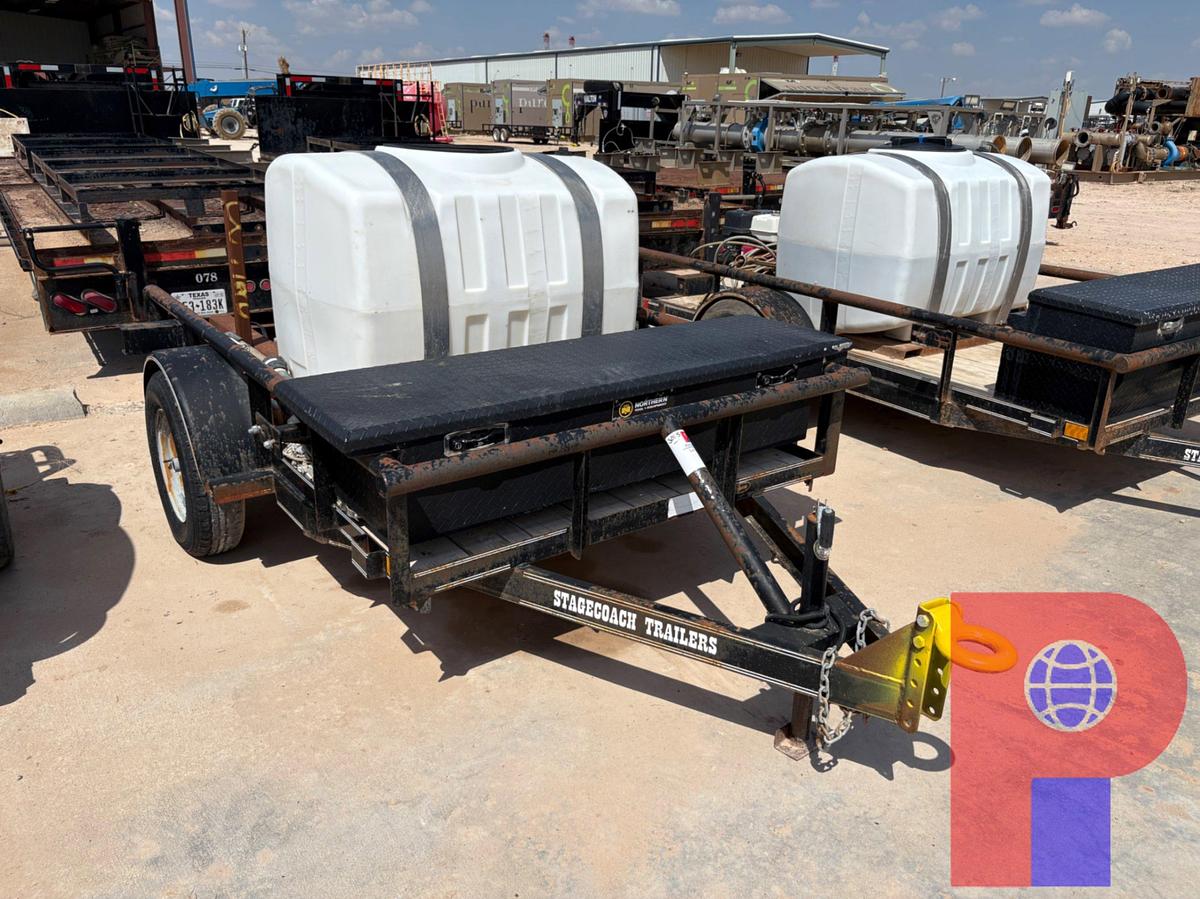 Used 2019 STAGECOACH TRAILERS 10’ X 5’ S/A BUMPER PULL PRESSURE WASH TRAILER