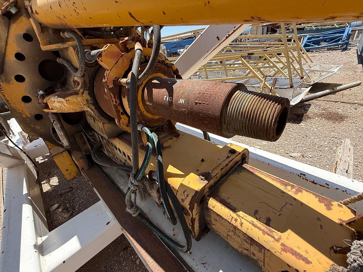 Used CANRIG MOD 4017AC-122 175-TON NC-46 CONN 5K WP TOP DRIVE W/ TRANSPORT SKID