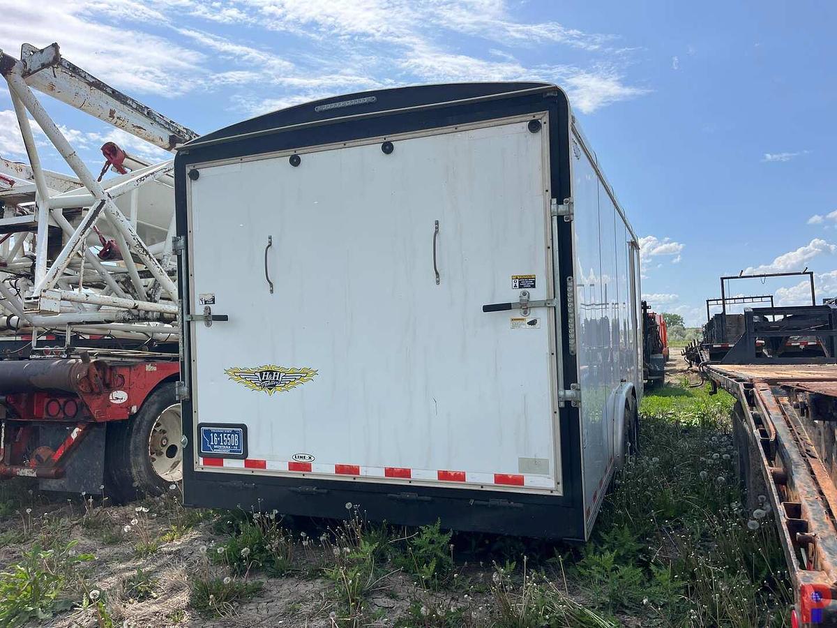 Used 2008 H&H 20’ T/A BP ENCLOSED PRESSURE WASHER TRAILER