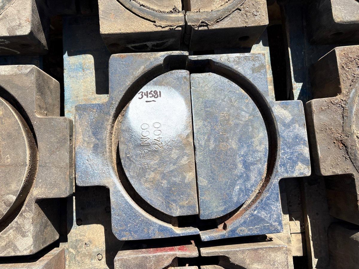 Used SET OF (2) BLIND REEDY BOP RAMS