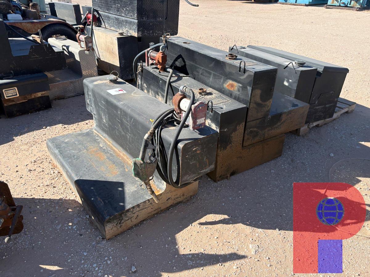 Used (6) ASSORTED TRUCK TOOLBOXES & L-SHAPED FUEL TANKS, & TRUCK RUNNING BOARDS