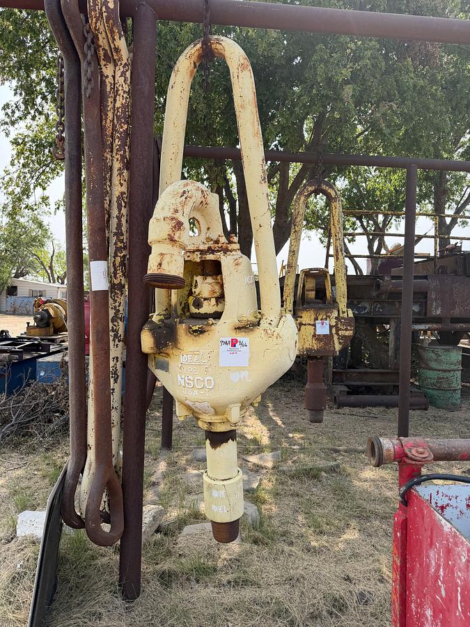 Used IDEAL TYPE F NSCO 300-TON ROTARY DRILLING SWIVEL