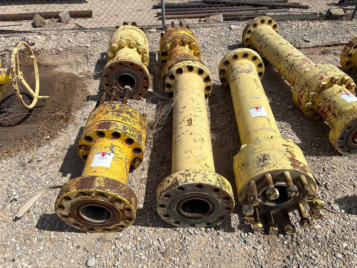 Used (5x$) (5) assorted 7-1/16” spacer spools