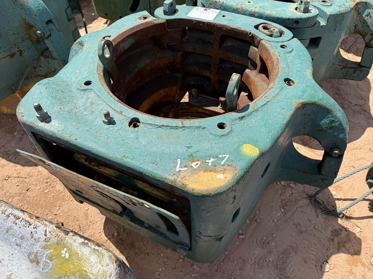 Used LOT W/ (3) BJ 350-TON SLIP TYPE SPIDER CASING ELEVATORS