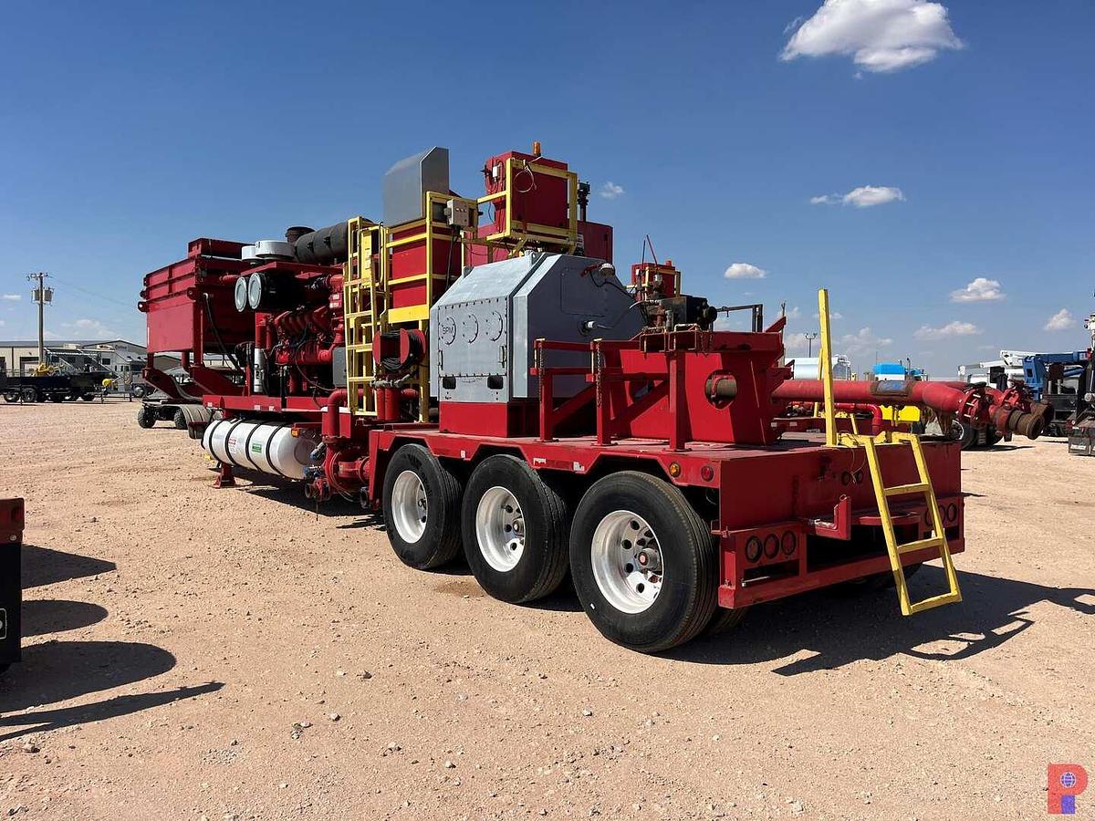 Used 2011 BLACKSTONE TRAILER MFG 3-AXLE FRAC PUMP TRAILER