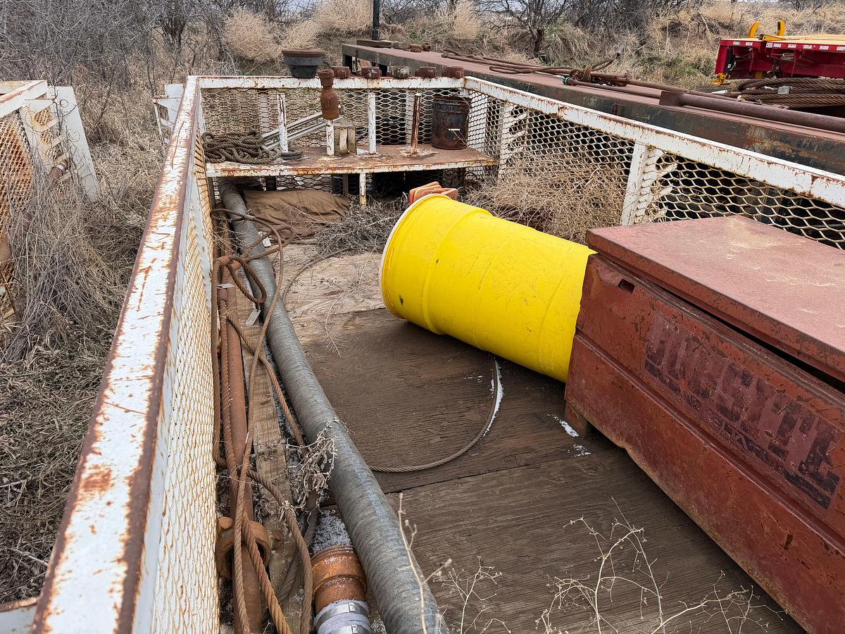 Used 40x8x3 SKIDDED TOOL BASKET