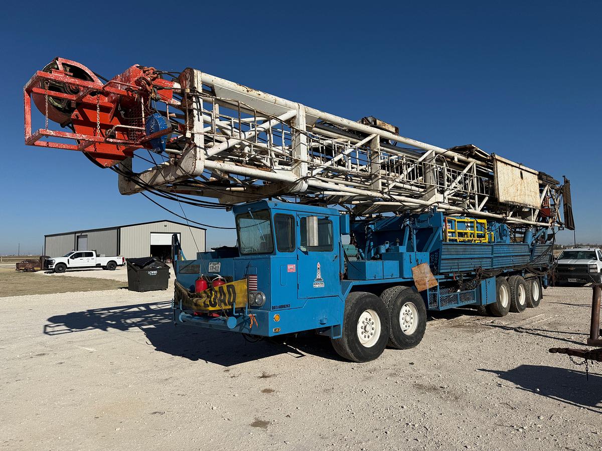 Used 1981 FRANKS MOBILRIG 400 DD 96’-210K 5-AXLE WELL SERVICE WORKOVER RIG