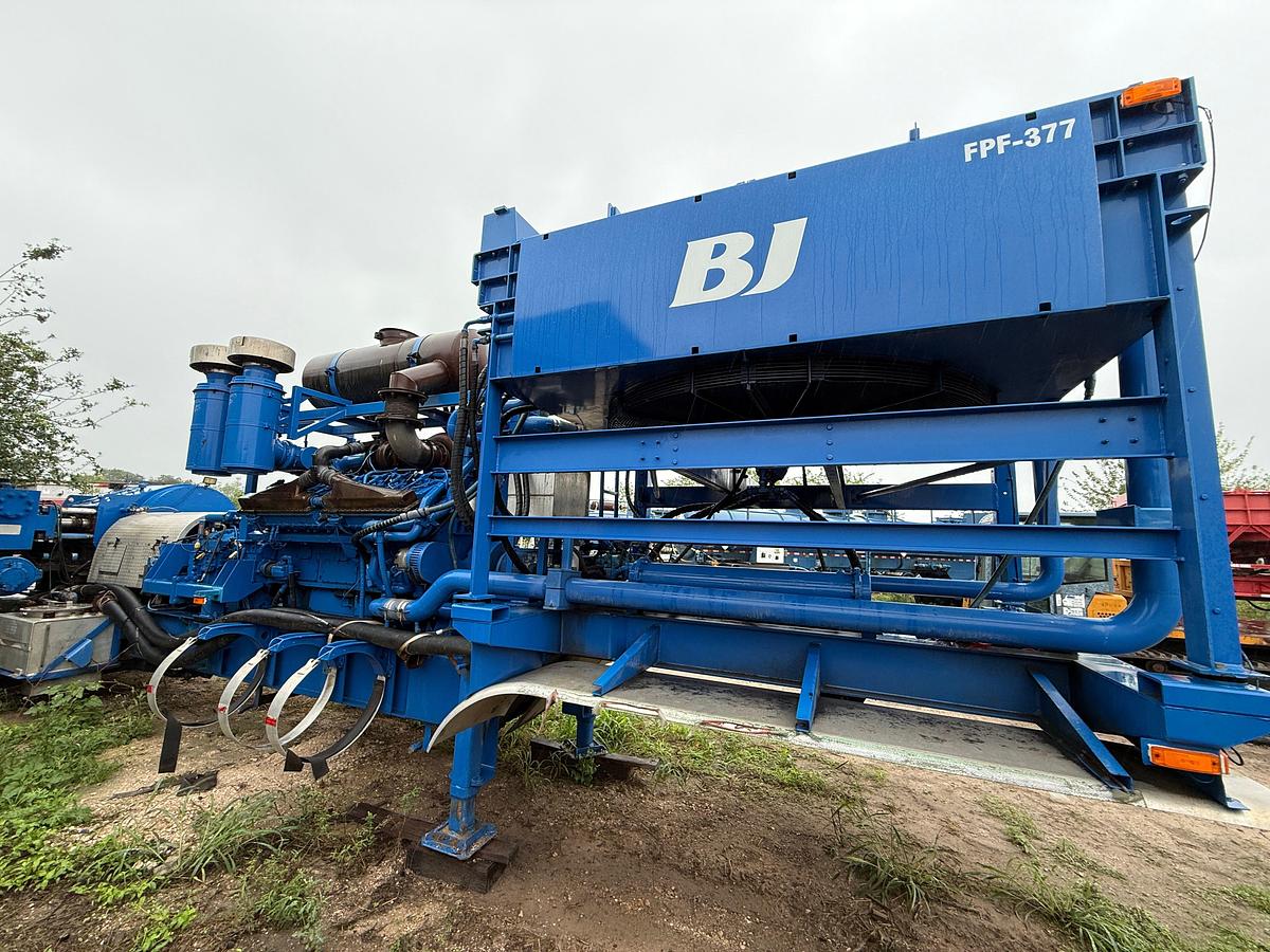 Used 2007 RHINO TC50 2250-HP TRIPLEX FRAC PUMP MTD ON T/A TRAILER