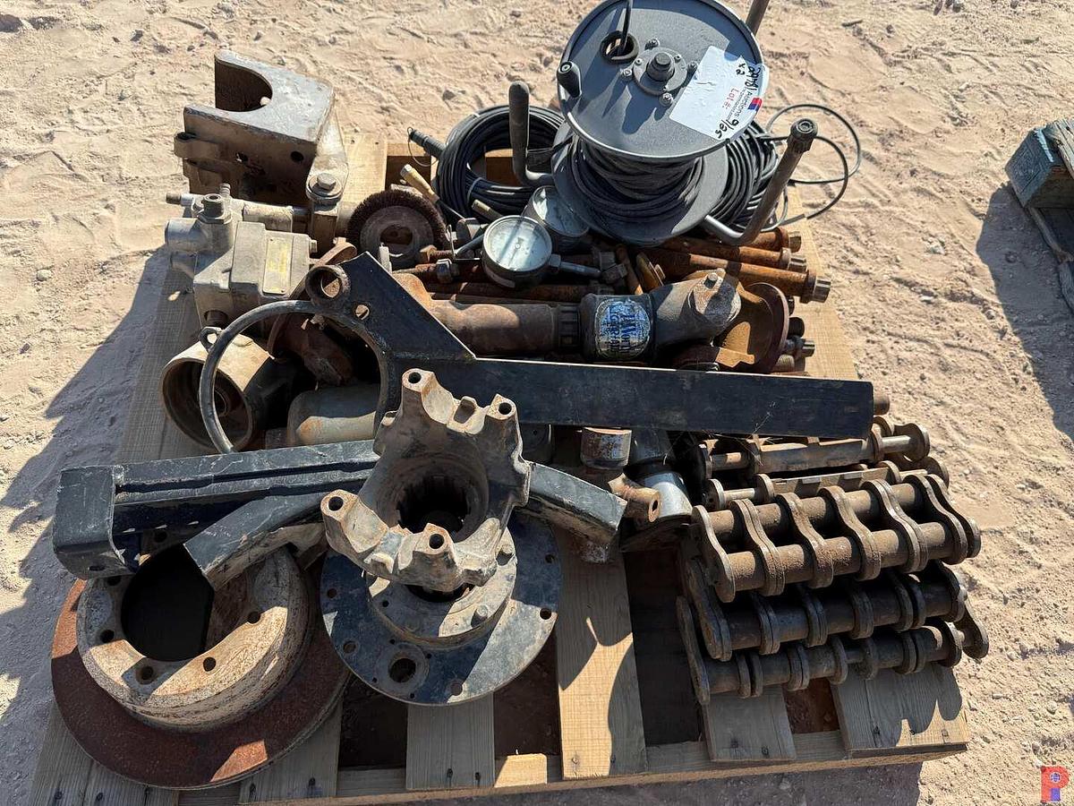 Used (2) PALLETS OF COILED TUBING INJECTOR PARTS & RELATED